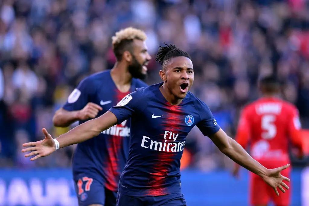 Christopher Nkunku pictured in action for PSG in 2019 (Image: Getty)