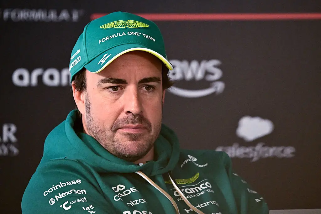 Fernando Alonso has recently suggested that Aston Martin are a month behind their rivals. (Image: Giuseppe CACACE / AFP via Getty Images)