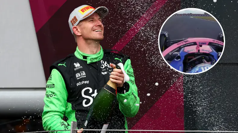 Pierre Gasly's reaction to Nico Hulkenberg's maiden podium speaks volumes as unheard radio message emerges