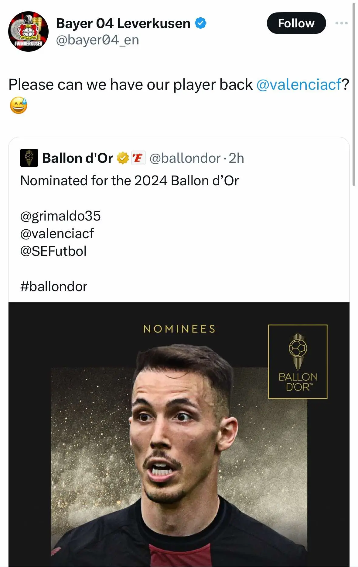 Image: X/@bayer04_en