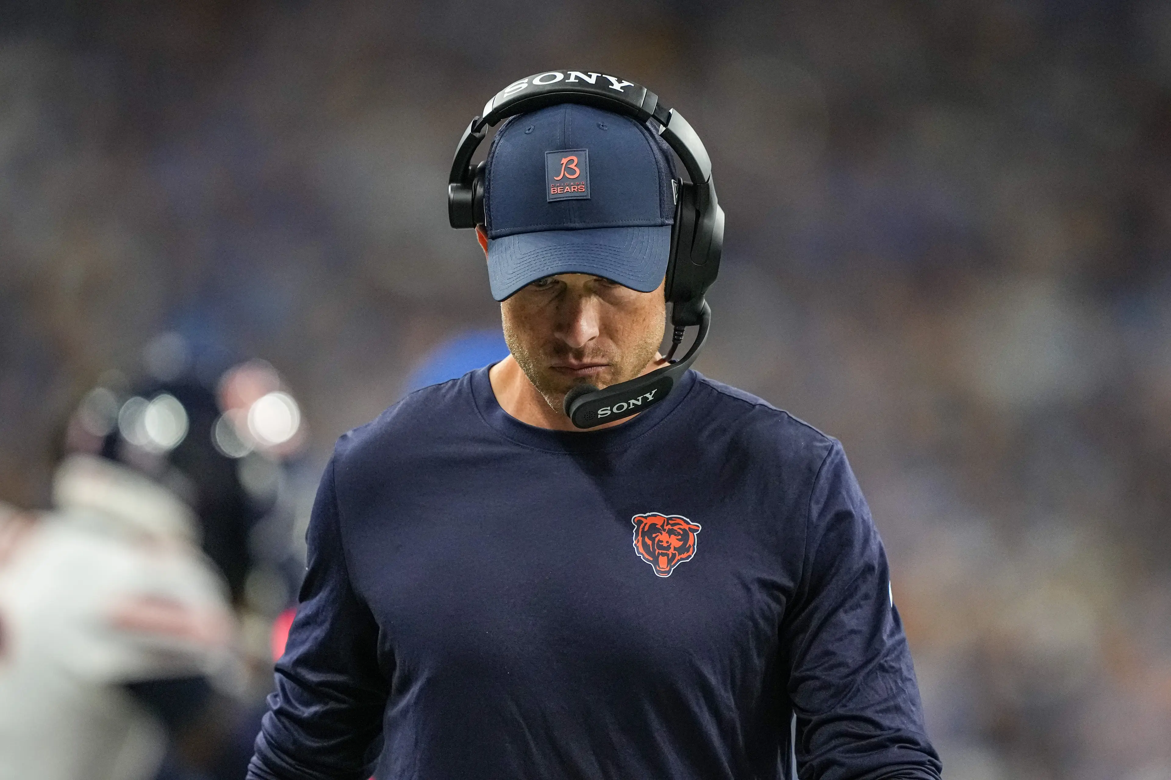 Ben Johnson of the Chicago Bears. Image: Todd Rosenberg / Contributor via Getty