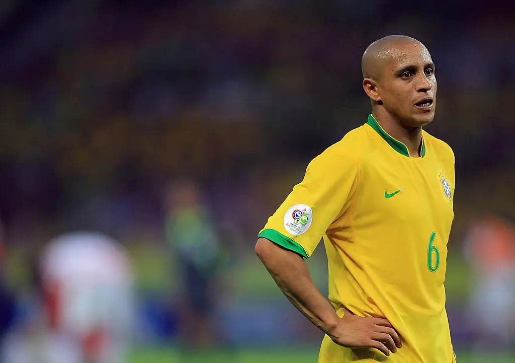 Roberto Carlos in action for Brazil (Credit:Getty)