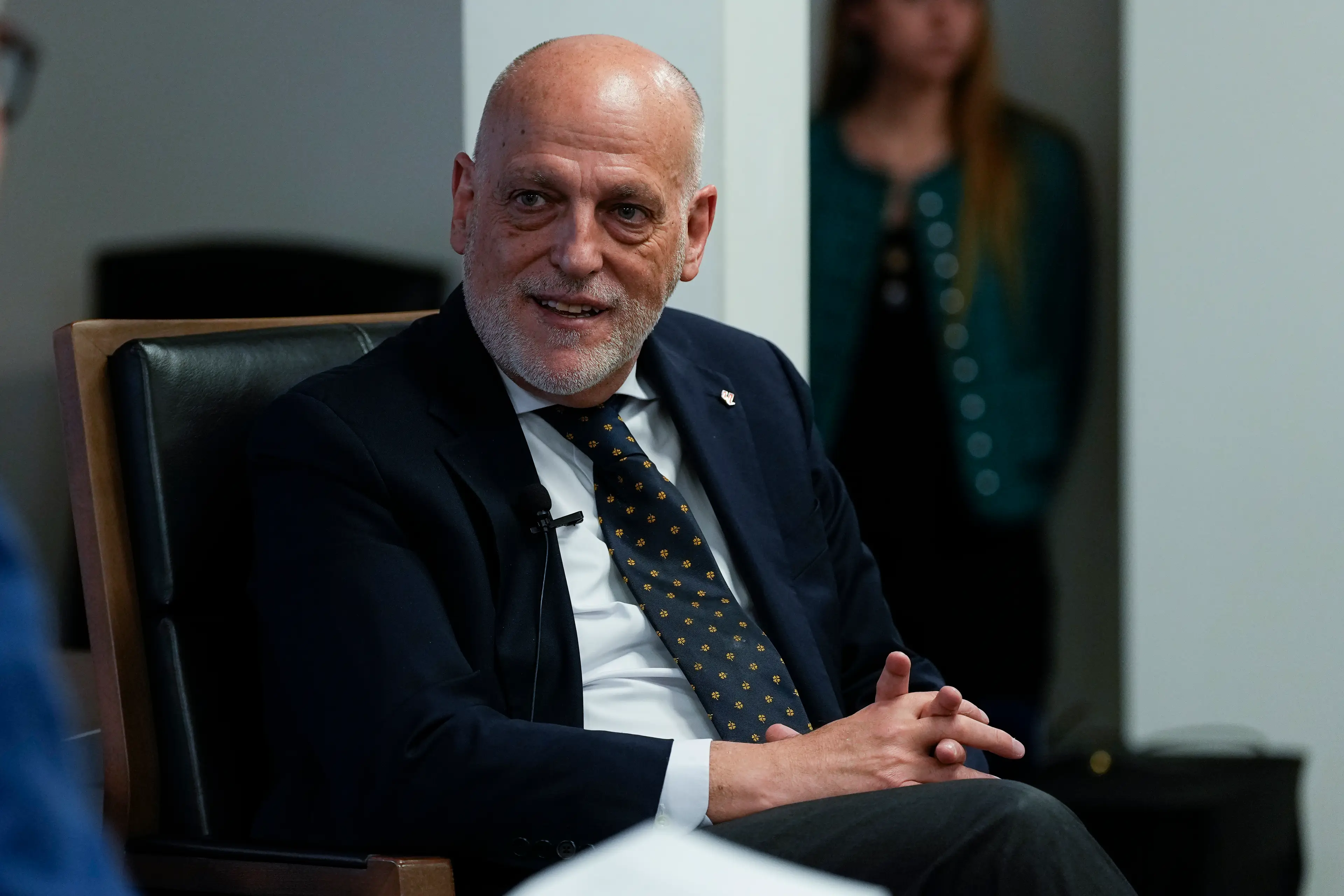 La Liga president Javier Tebas.