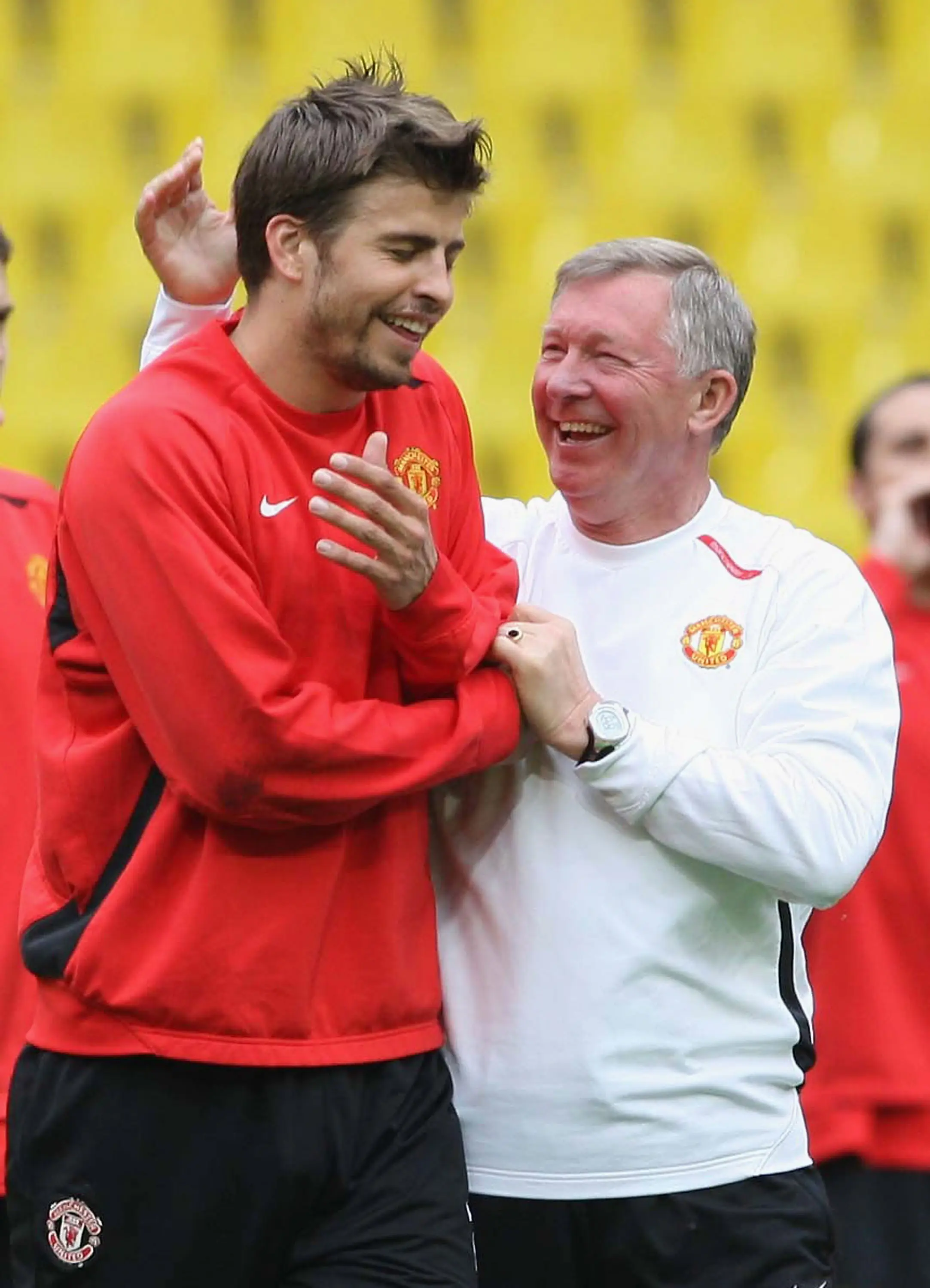 Gerard Pique had a short spell at Manchester United. Image: Getty