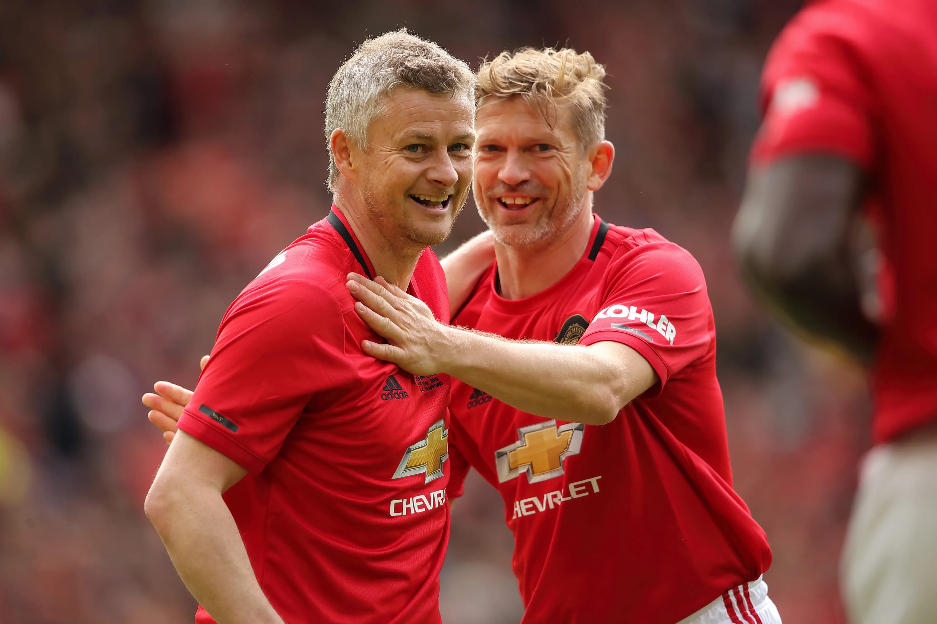Blomqvist has turned out in many legends games for United. Image: Getty