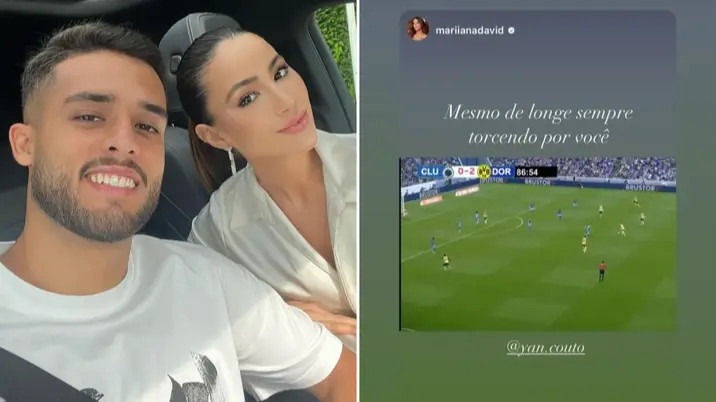 Borussia Dortmund star's girlfriend forced to quickly DELETE Instagram post supporting him after fans spot problem