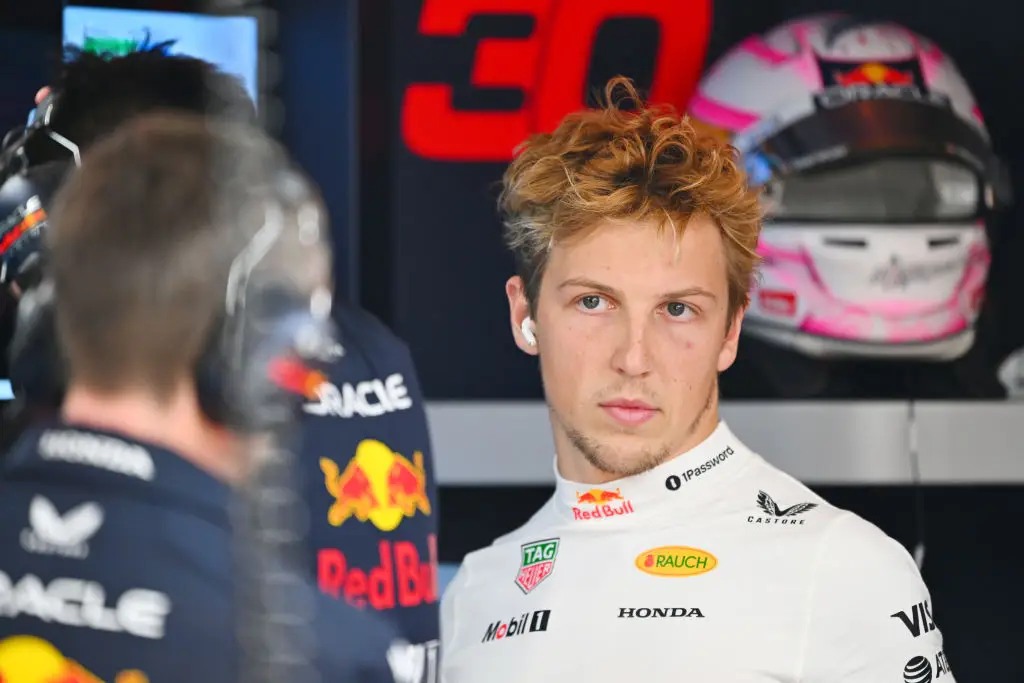 Liam Lawson replaced Sergio Perez at Red Bull. (Image: Getty)