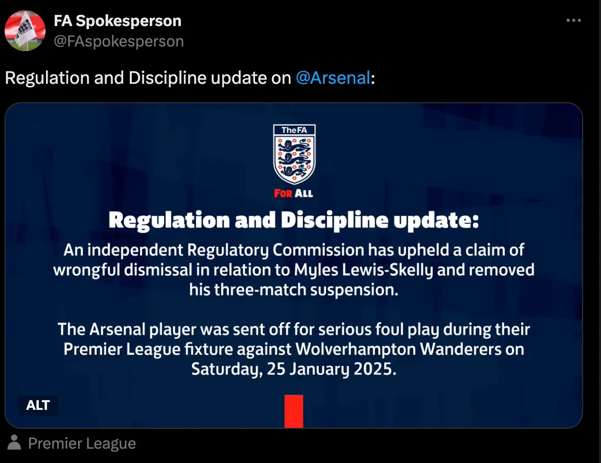 Image: Twitter/@FAspokesperson