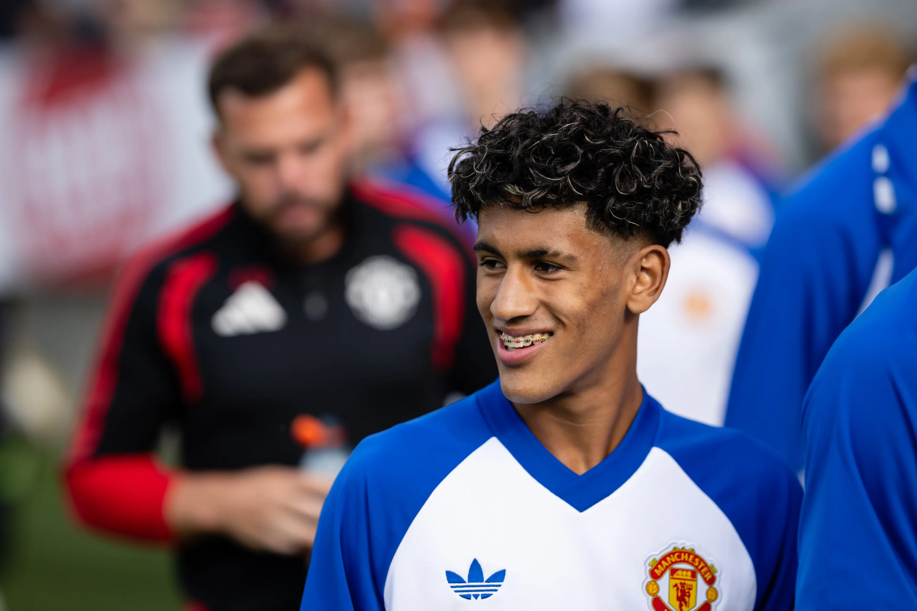JJ Gabriel featured for United in pre-season. Image credit: Getty