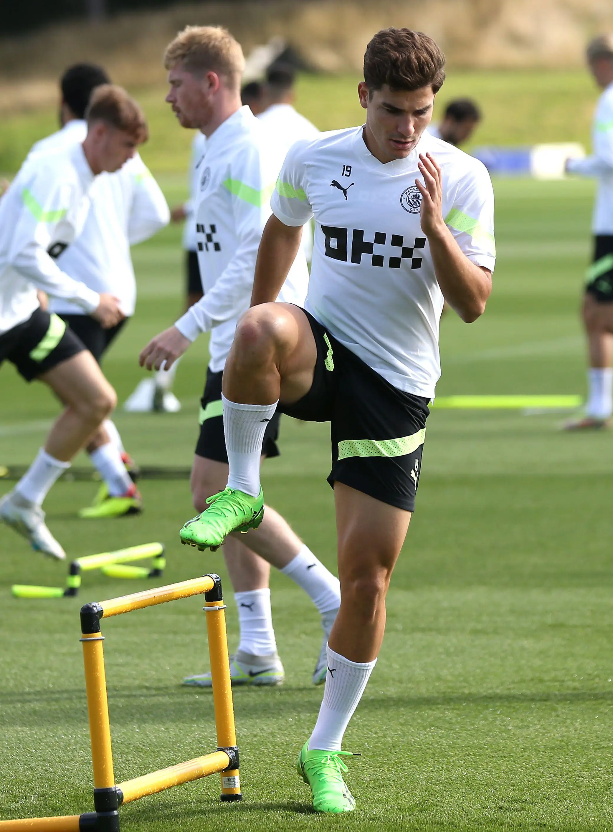 After being an unused substitute against Aston Villa, Julian Alvarez is expected to start for Manchester City against Sevilla (PA Images / Alamy)