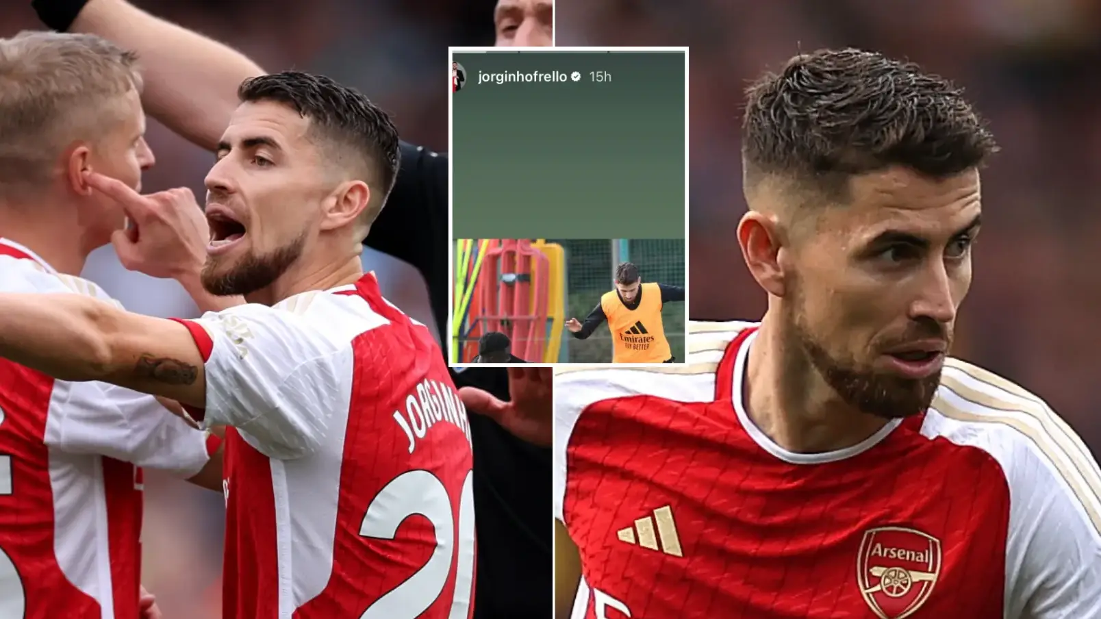 Jorginho mocked over Bukayo Saka Instagram post after error in North London derby vs Tottenham