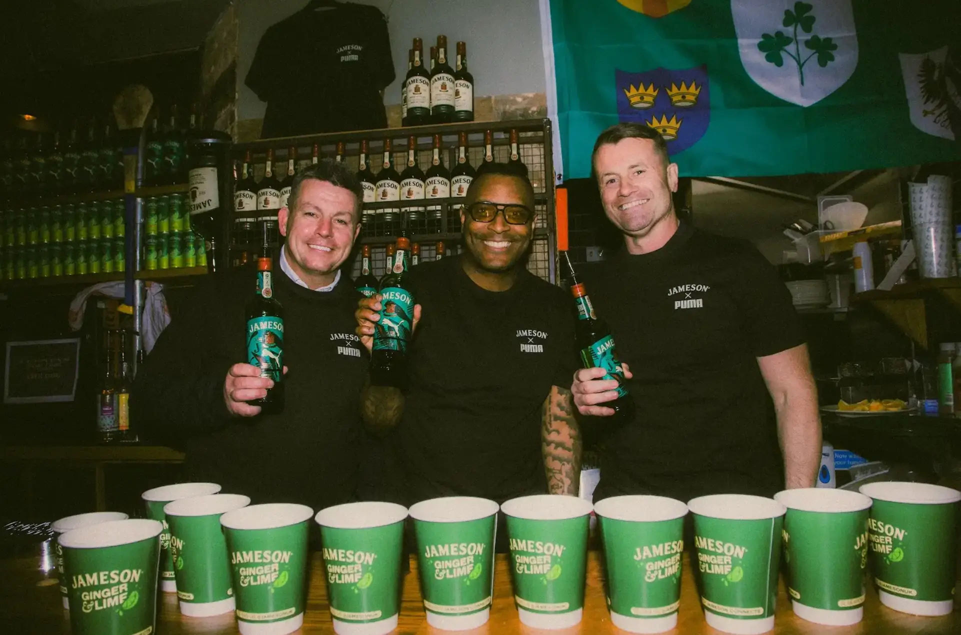 EFL partners Jameson and Puma have teamed up to create a special edition bottle. Image: Jameson X Puma