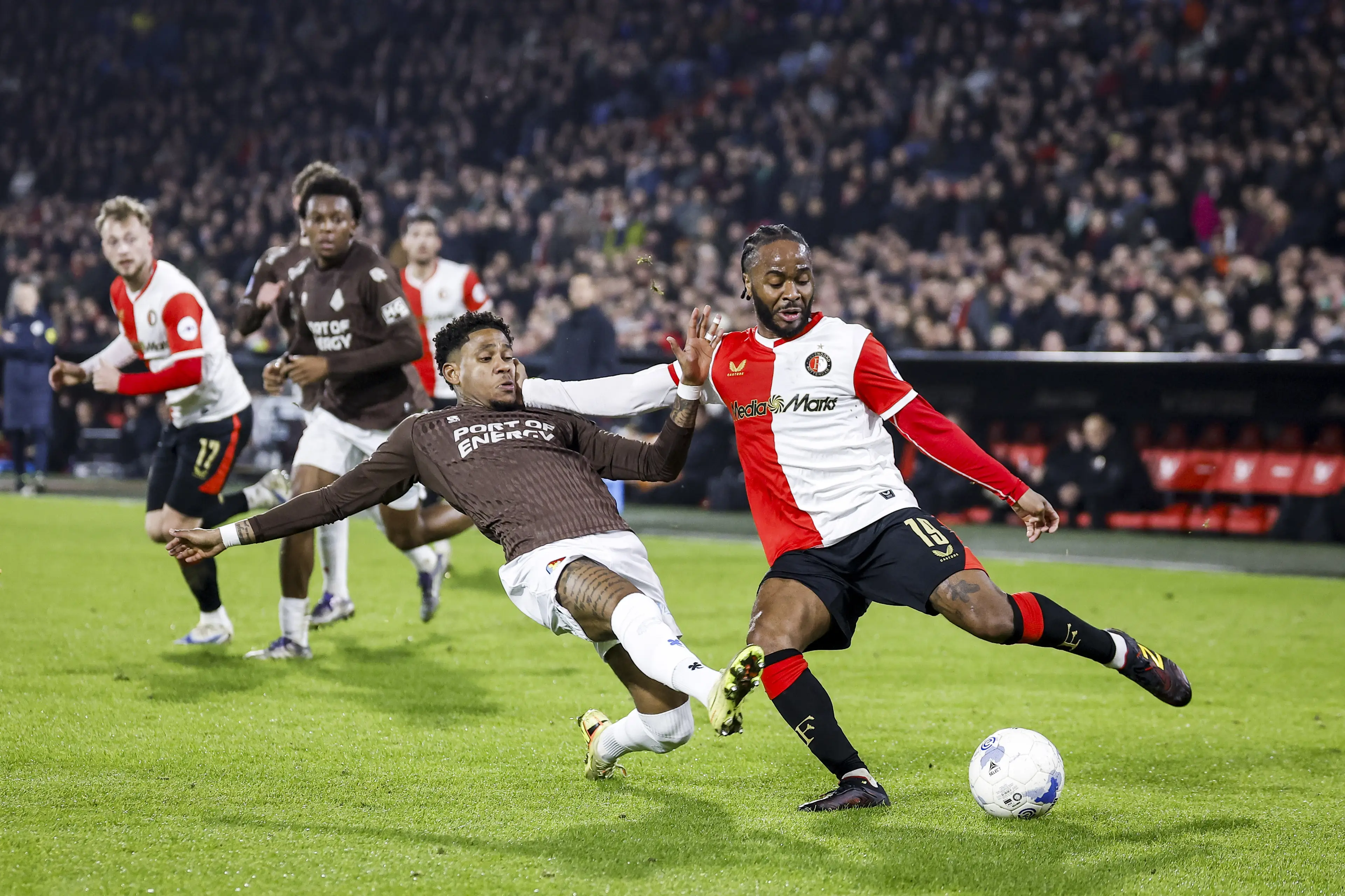 Sterling made his Feyenoord debut on Sunday. Image credit: Getty