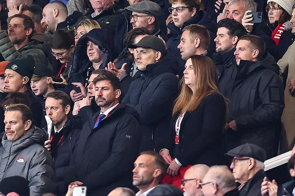 Thomas Tuchel was spotted at Old Trafford (Credit:Getty)
