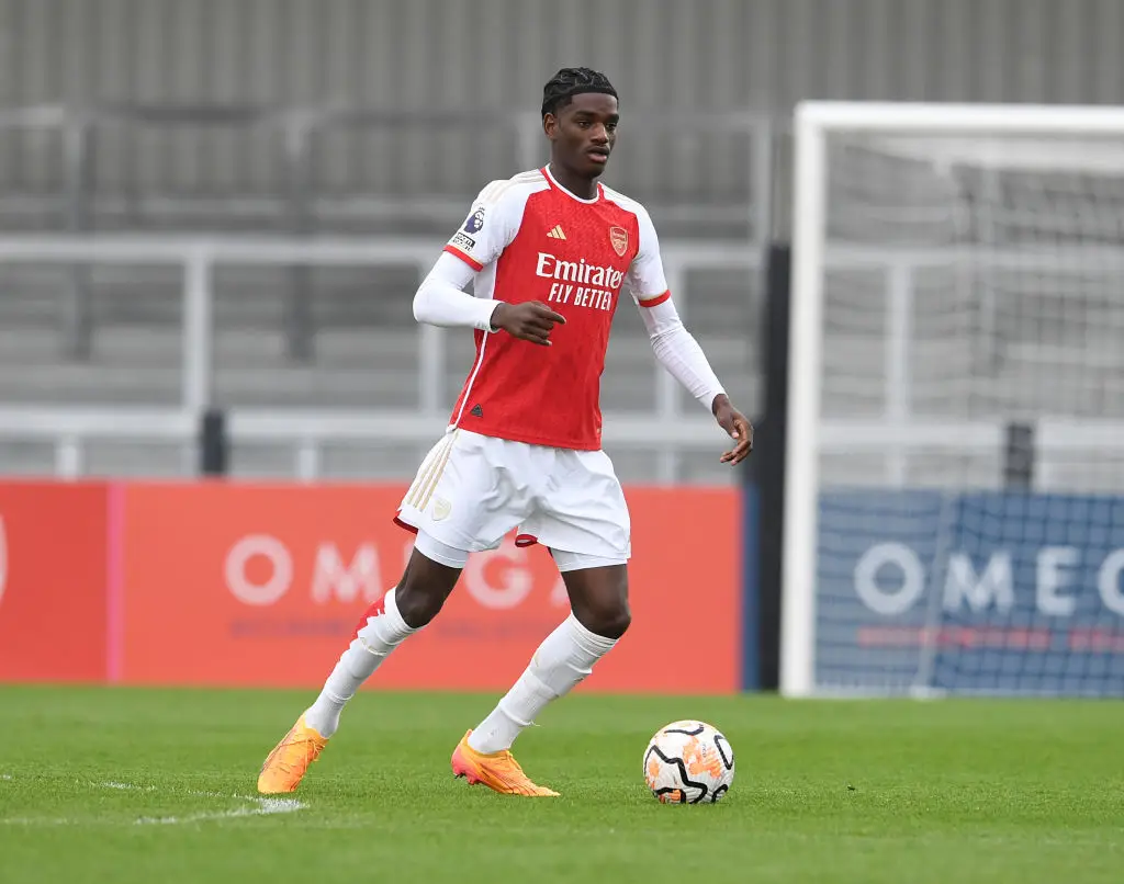 Ayden Heaven made 47 appearances for Arsenal's academy teams. (Image: Getty)