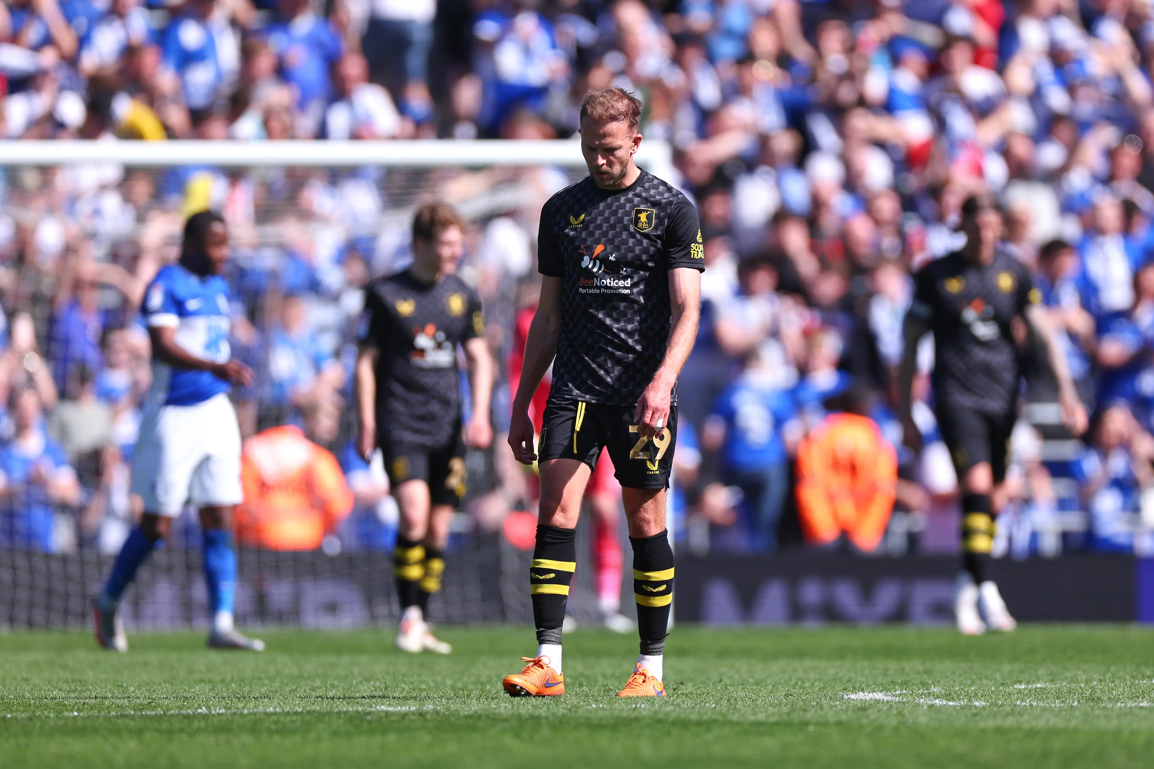 Jordan Rhodes at Mansfield Town. Image: Robbie Jay Barratt - AMA / Contributor via Getty