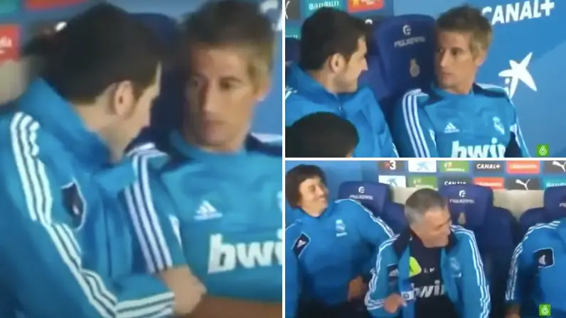 Iker Casillas Telling Fabio Coentrao He Wasn't In Real Madrid's Matchday Squad Is Priceless