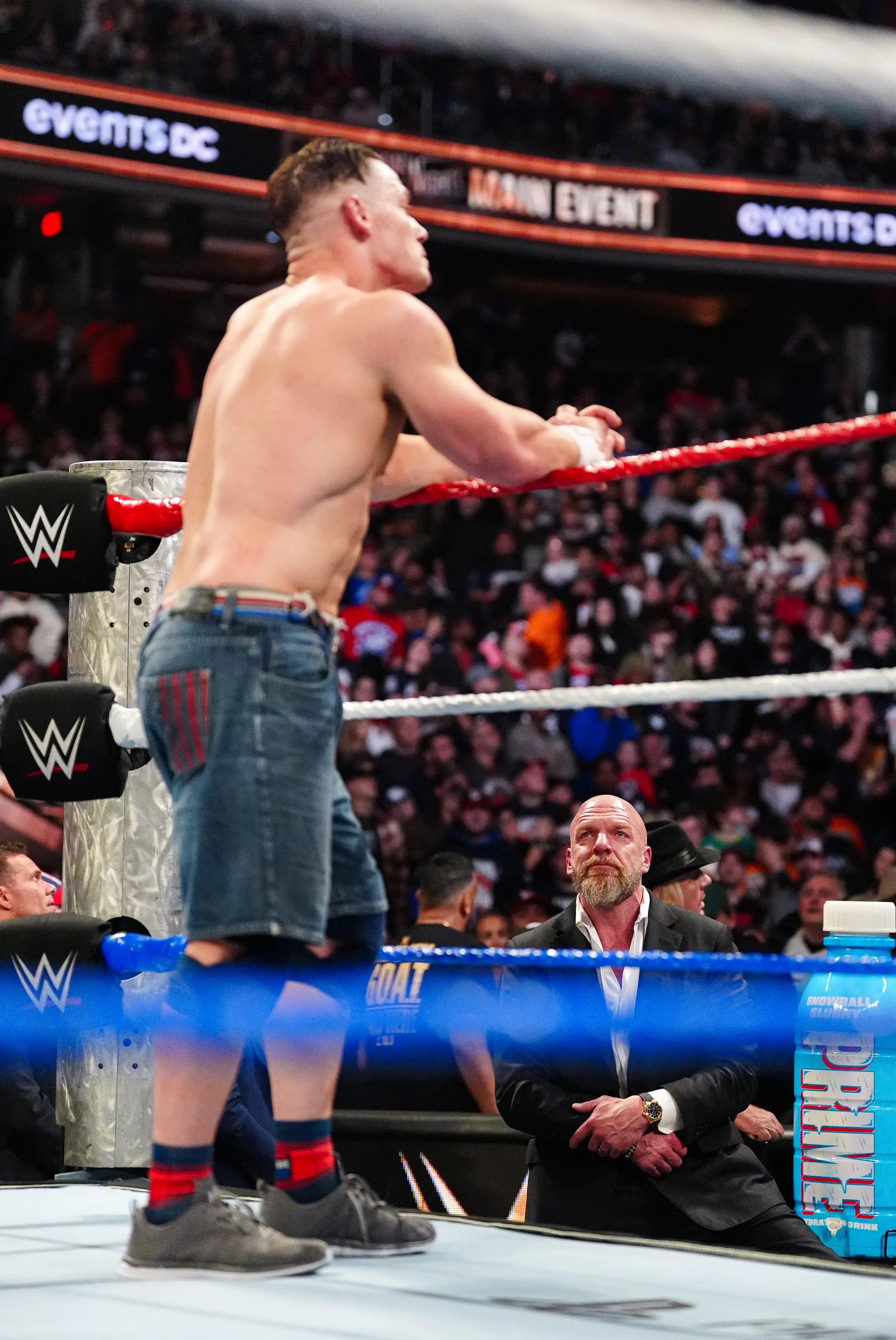 Triple H was slammed for how Cena's retirement played out. Image: Getty