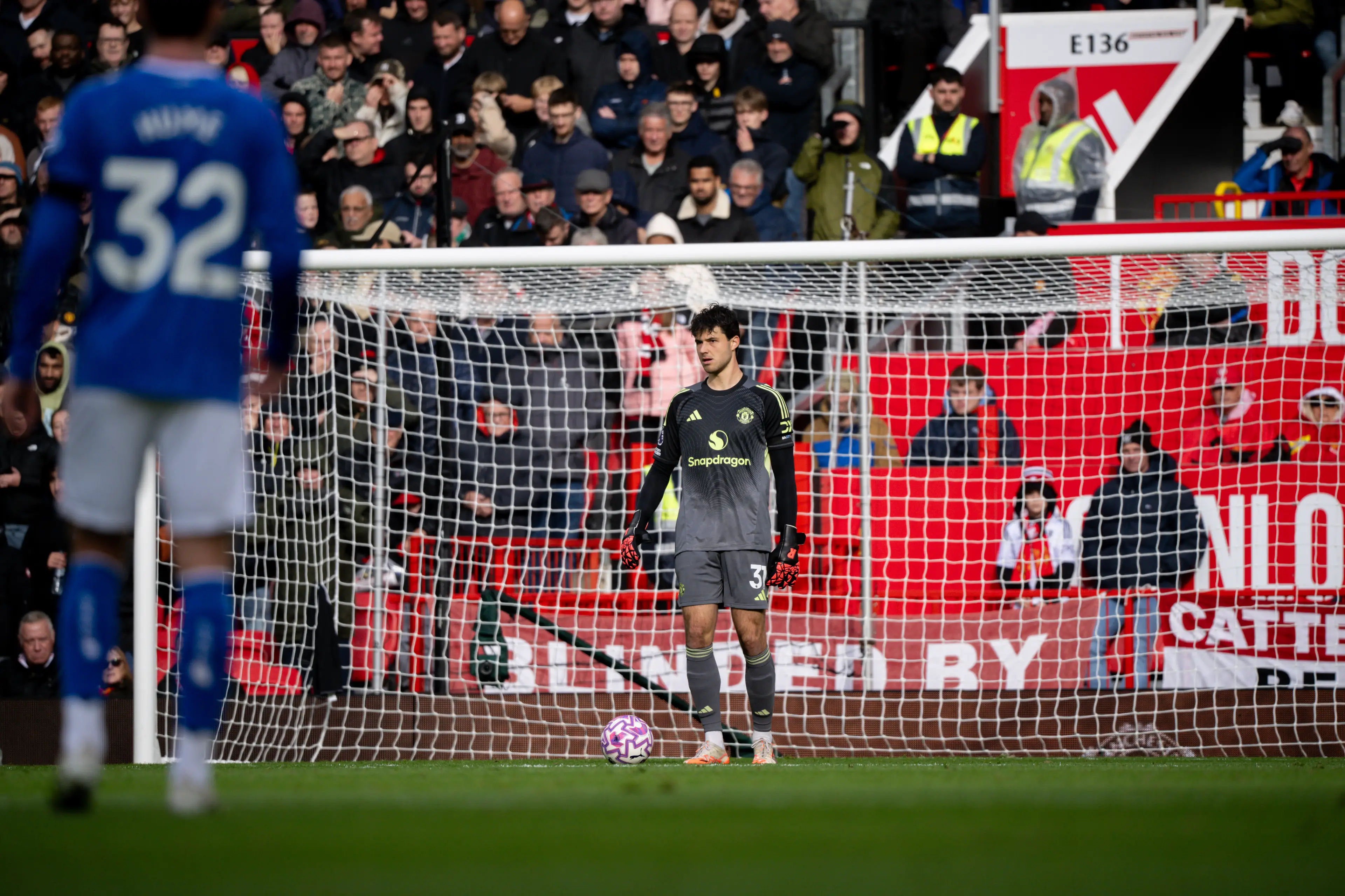Lammens impressed on his United debut. Image credit: Getty