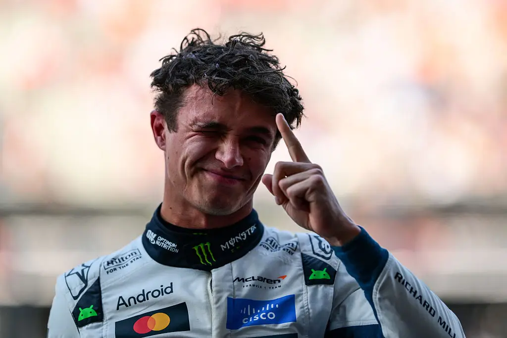 Lando Norris now leads the F1 Drivers' Championship by one point. (Image: Mario Renzi - Formula 1/Formula 1 via Getty Images)