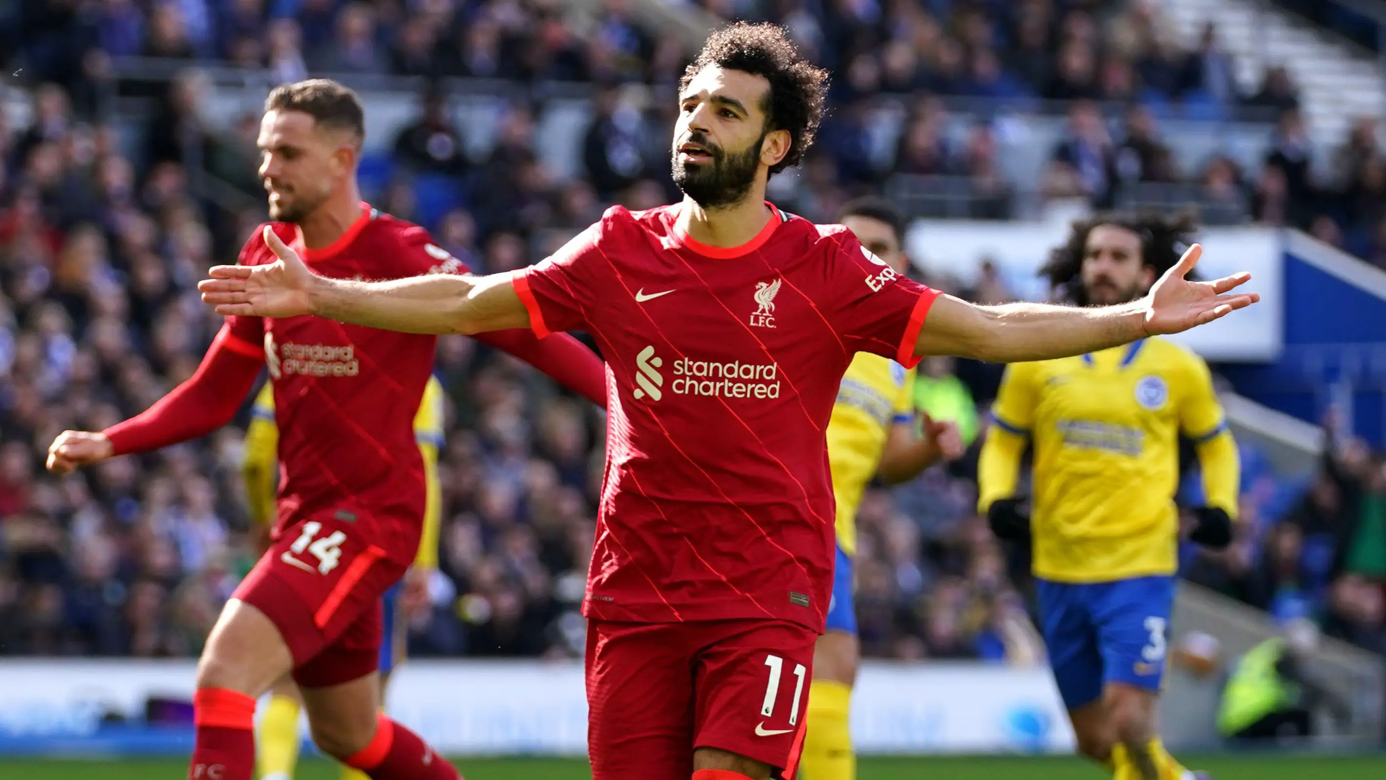 Mohamed Salah finally came to an agreement with Liverpool. (Alamy)