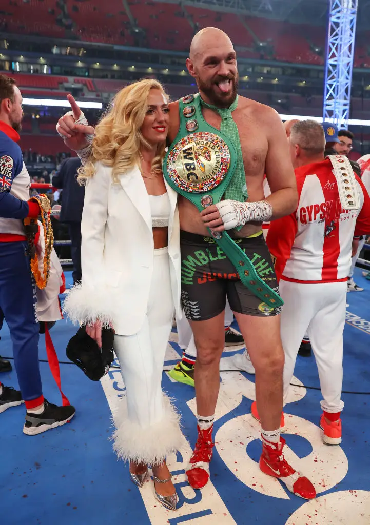 Tyson and Paris Fury (Image: Getty)
