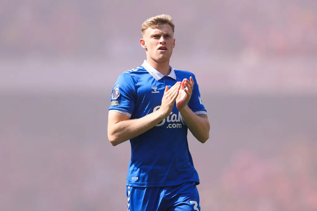 Everton defender Jarrad Branthwaite pictured -
