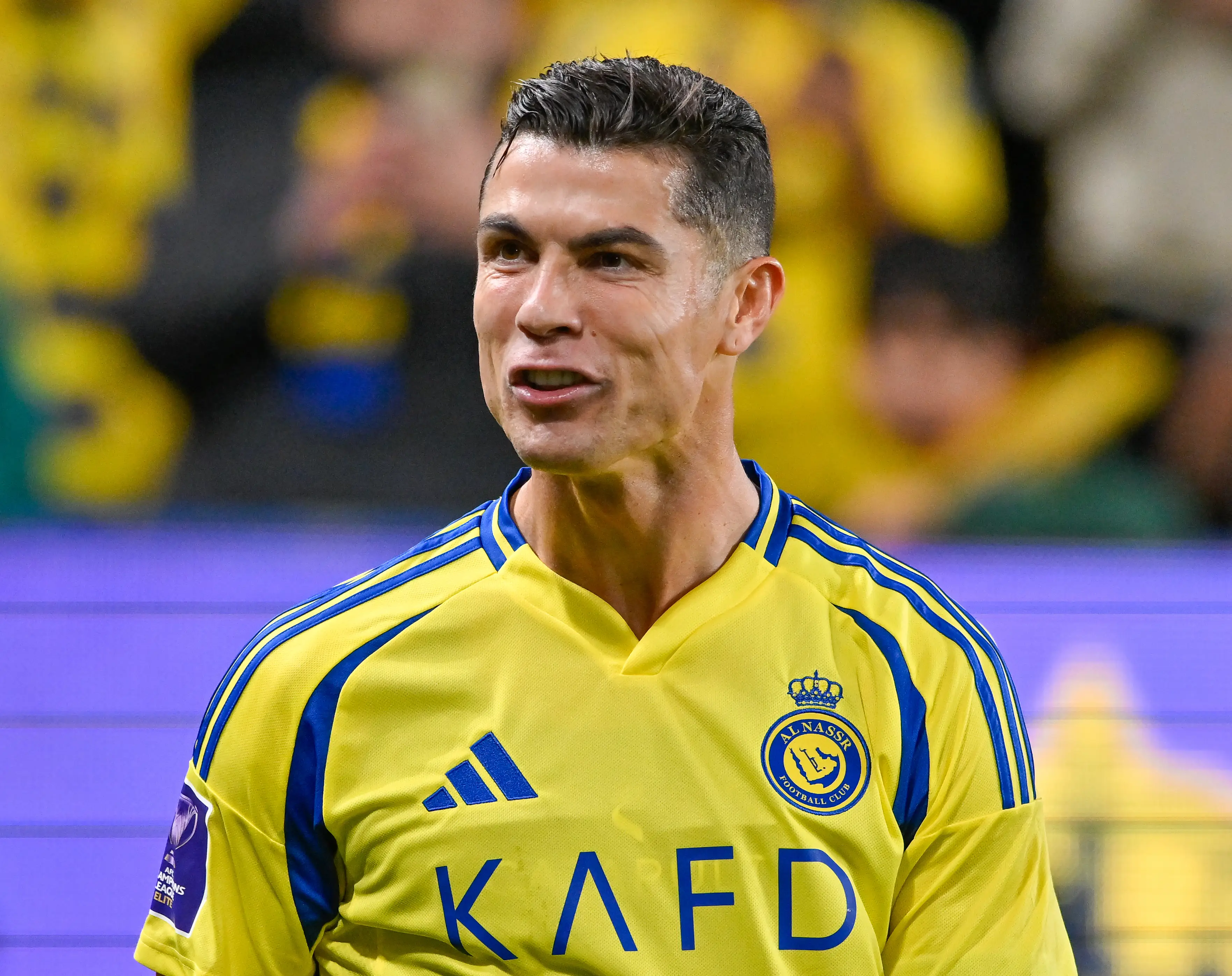 Cristiano Ronaldo in action for Al Nassr. Image: Getty 