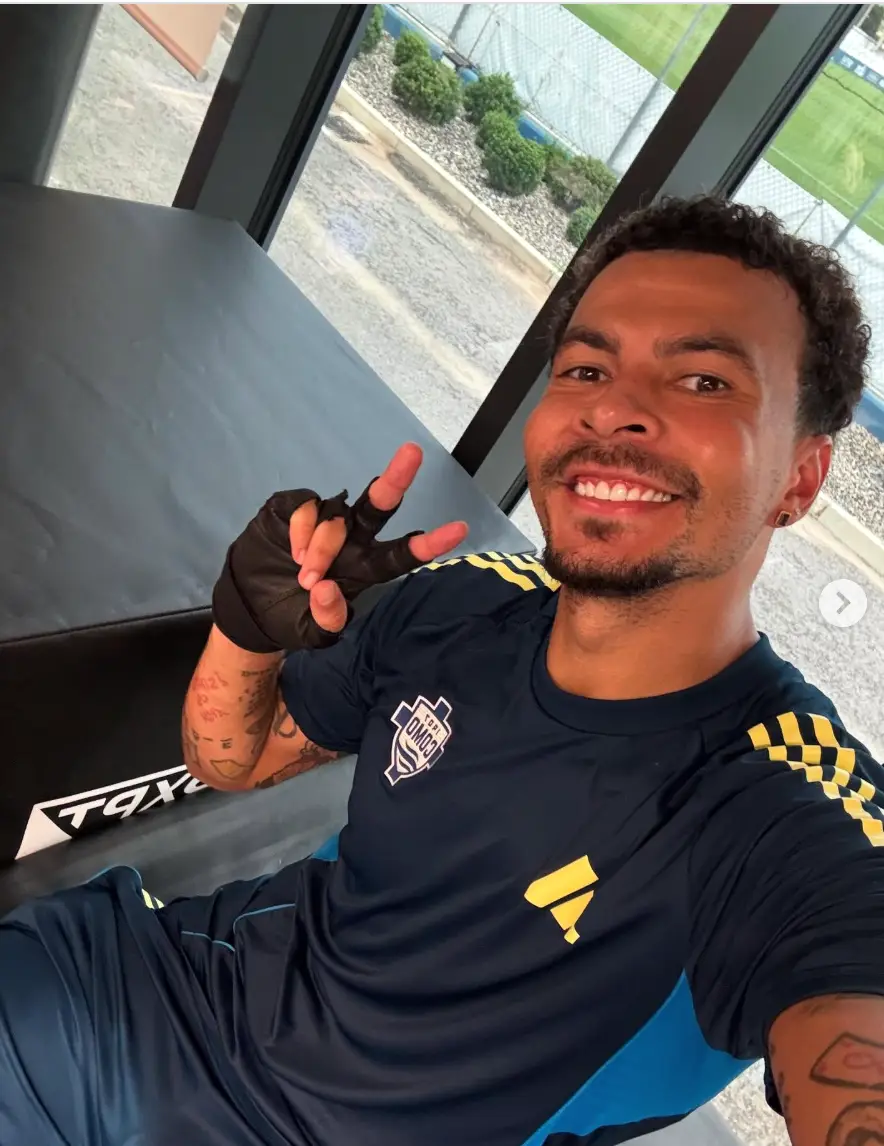 Dele Alli posted a rare update on his Instagram account. (Image: dele/Instagram)