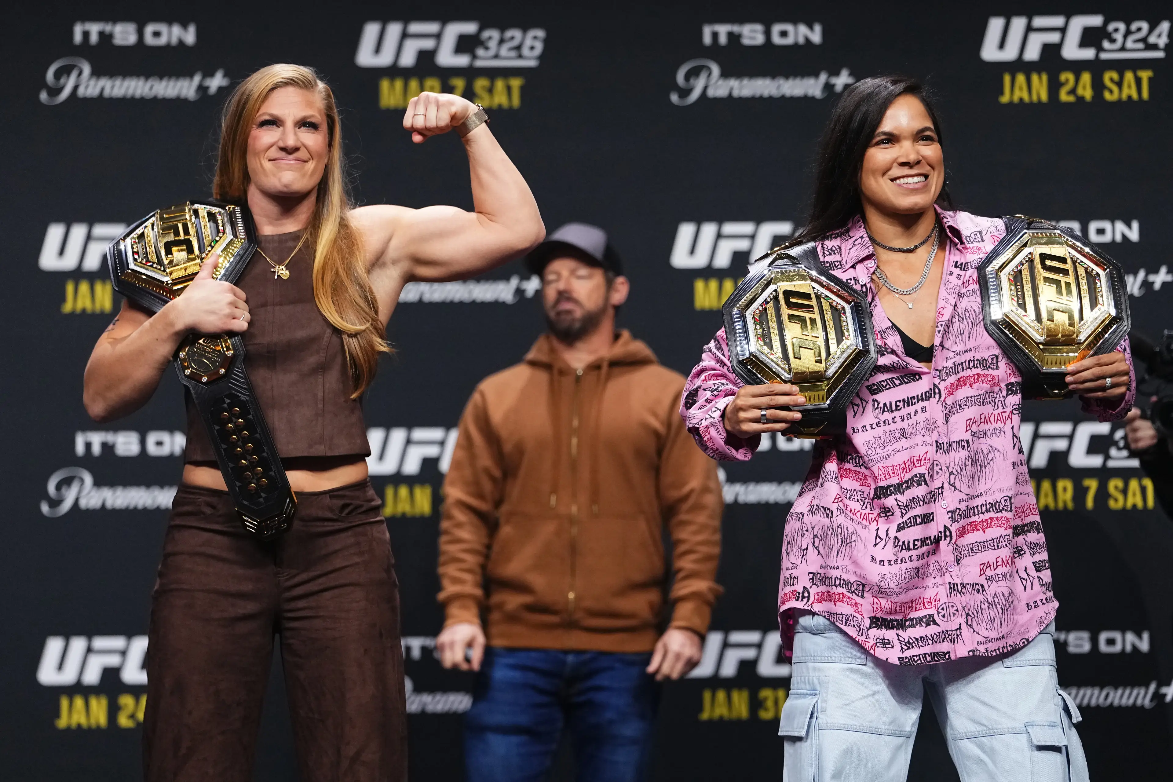 Kayla Harrison vs. Amanda Nunes was scratched from UFC 324. Image: Getty
