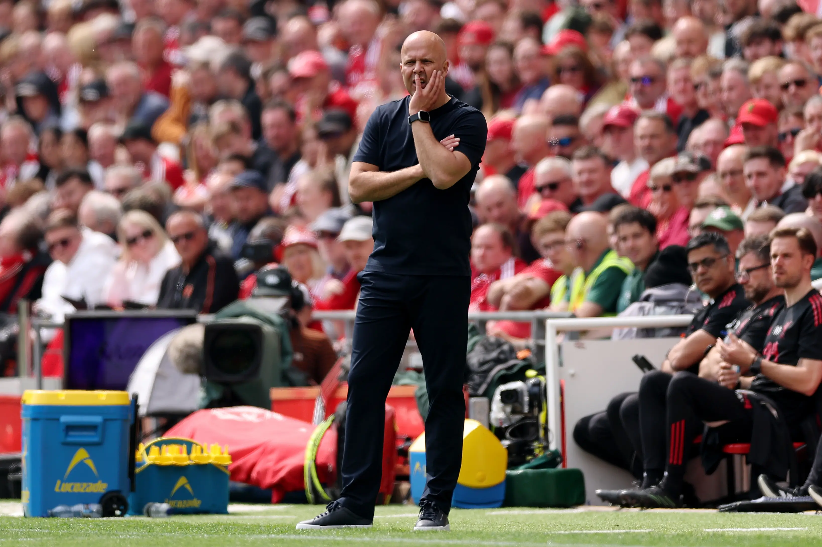 Arne Slot was in charge of Liverpool for just 18 months. Image credit: Getty