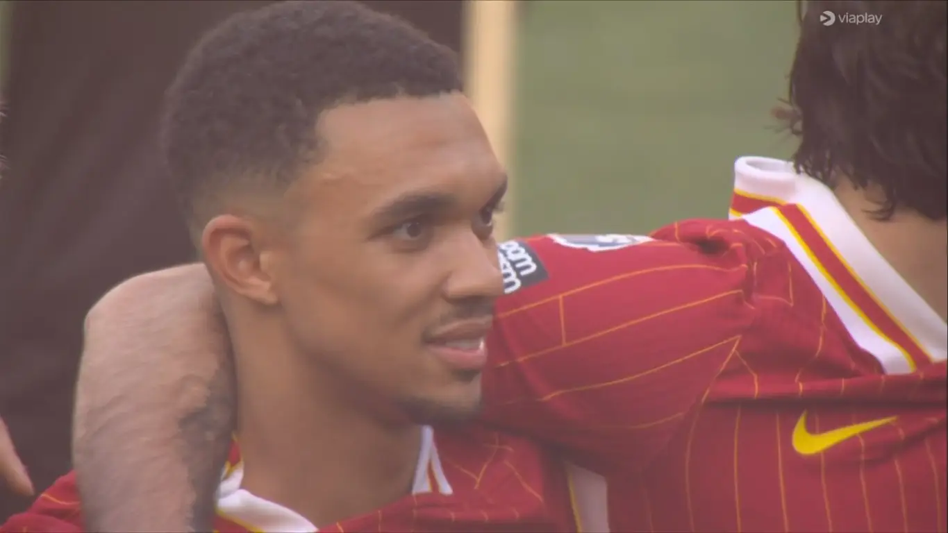 Liverpool fans divided after spotting what Trent Alexander-Arnold did immediately after winning Premier League title
