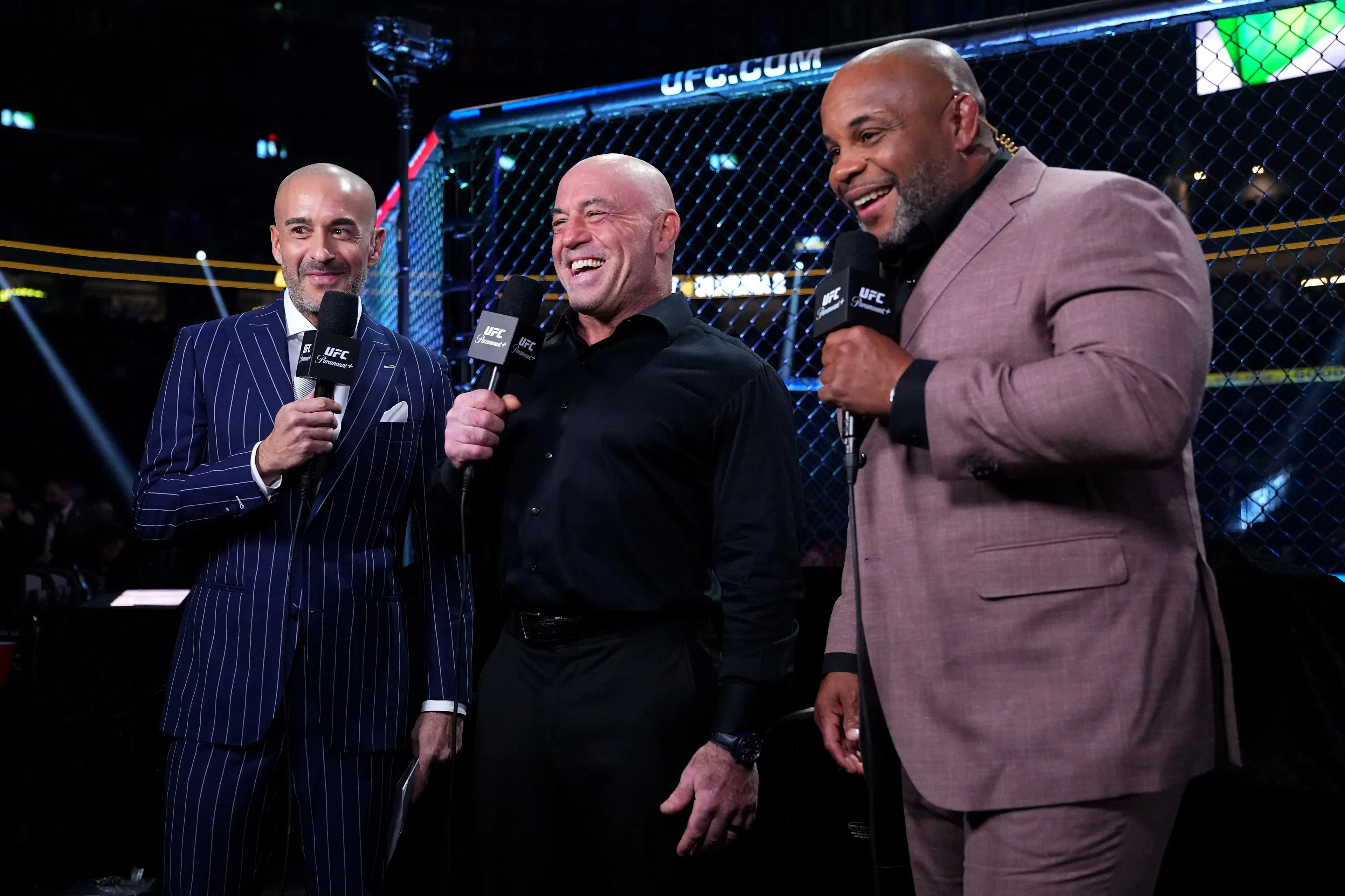 Cormier still works for UFC as a commentator. Image: Getty