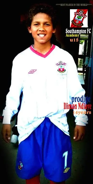 Iliman Ndiaye during his time with Southampton's development team.