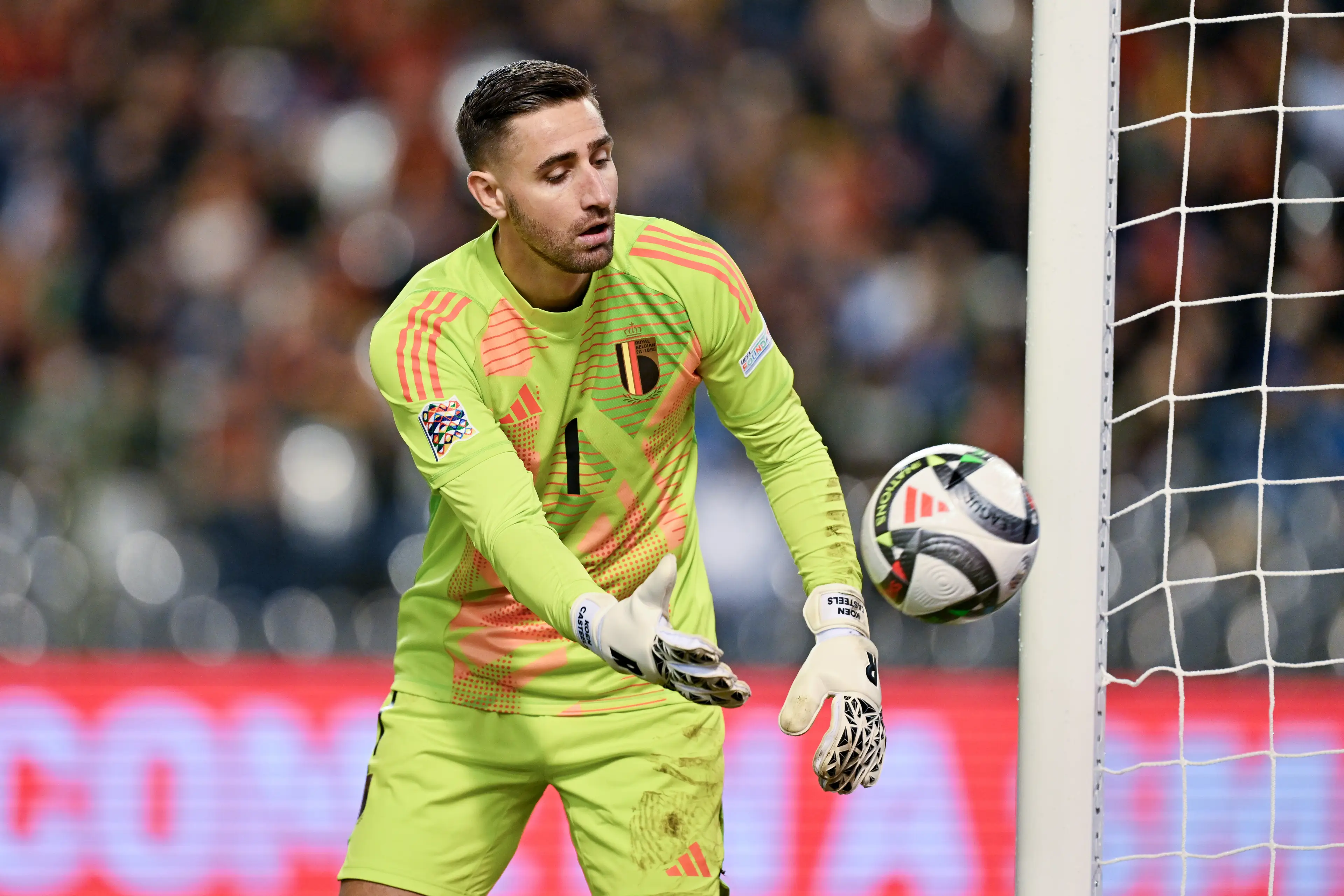 Casteels has decided to step away from international duty. Image credit: Getty