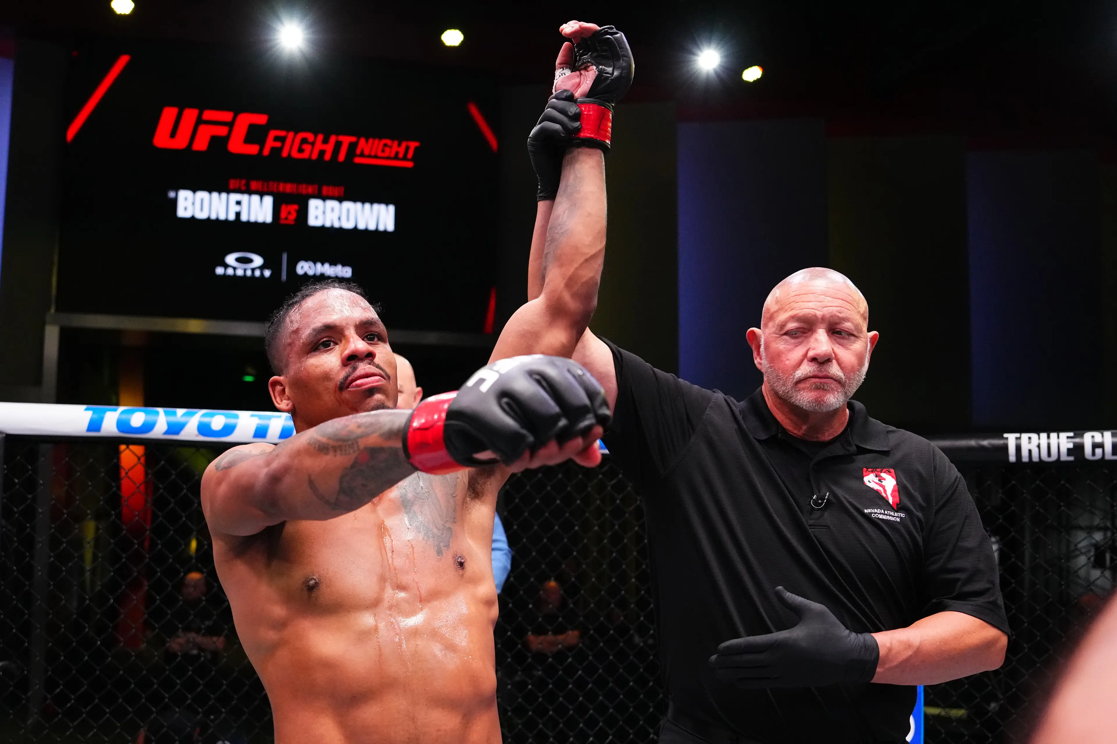 Chris Padilla won his bout at UFC Fight Night. (Image: Getty)