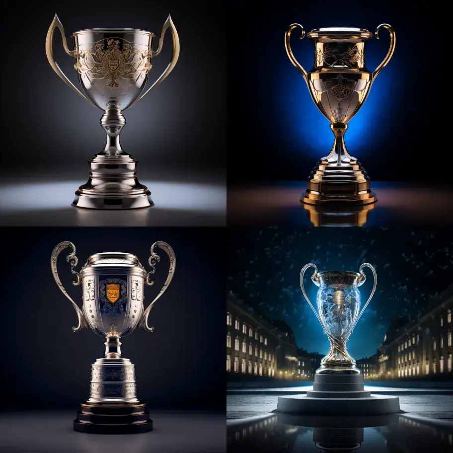 How the EURO Championship cup could look in 50 years time.