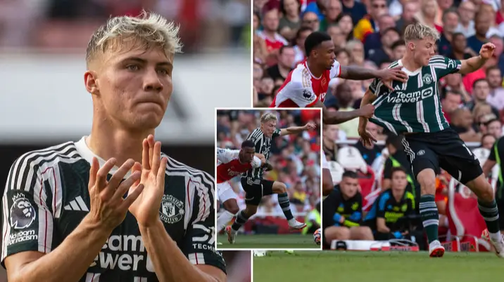 Rasmus Hojlund recorded one of the top five speeds in the Premier League this season in just 23 minutes