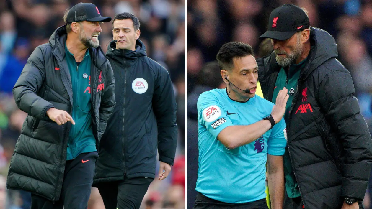 Liverpool boss Jurgen Klopp told he should face up to '10-match ban' for red card against Man City