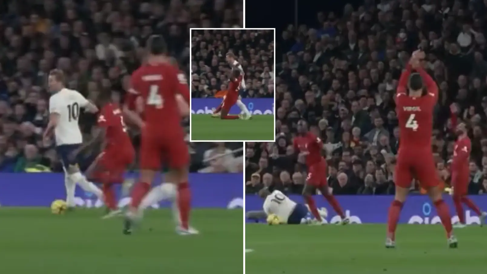 Virgil van Dijk's reaction to Ibrahima Konate's defensive works sums up his performance against Spurs