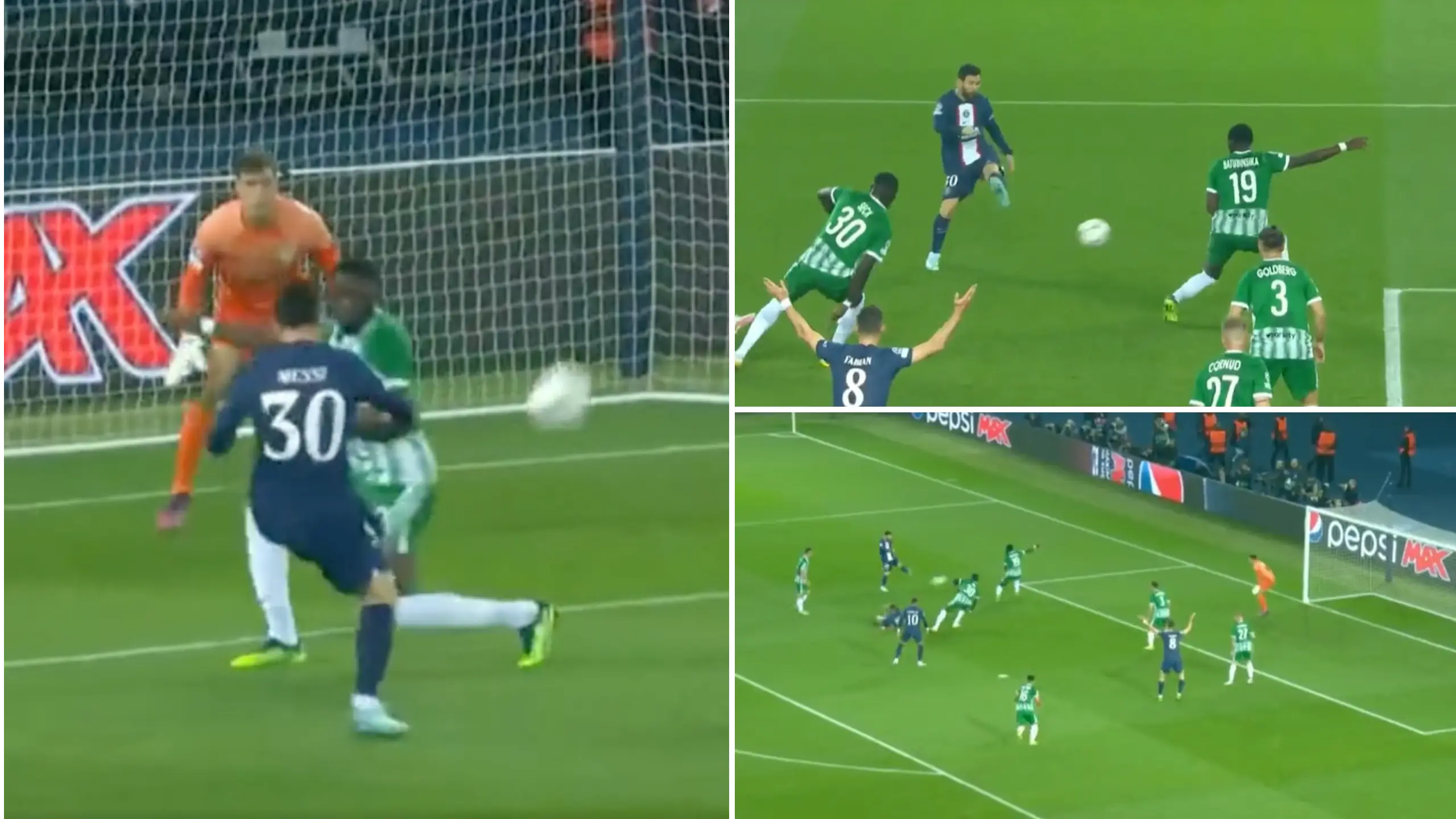 Lionel Messi scores wonderful outside-of-the-boot goal vs Maccabi Haifa, he makes it look so easy