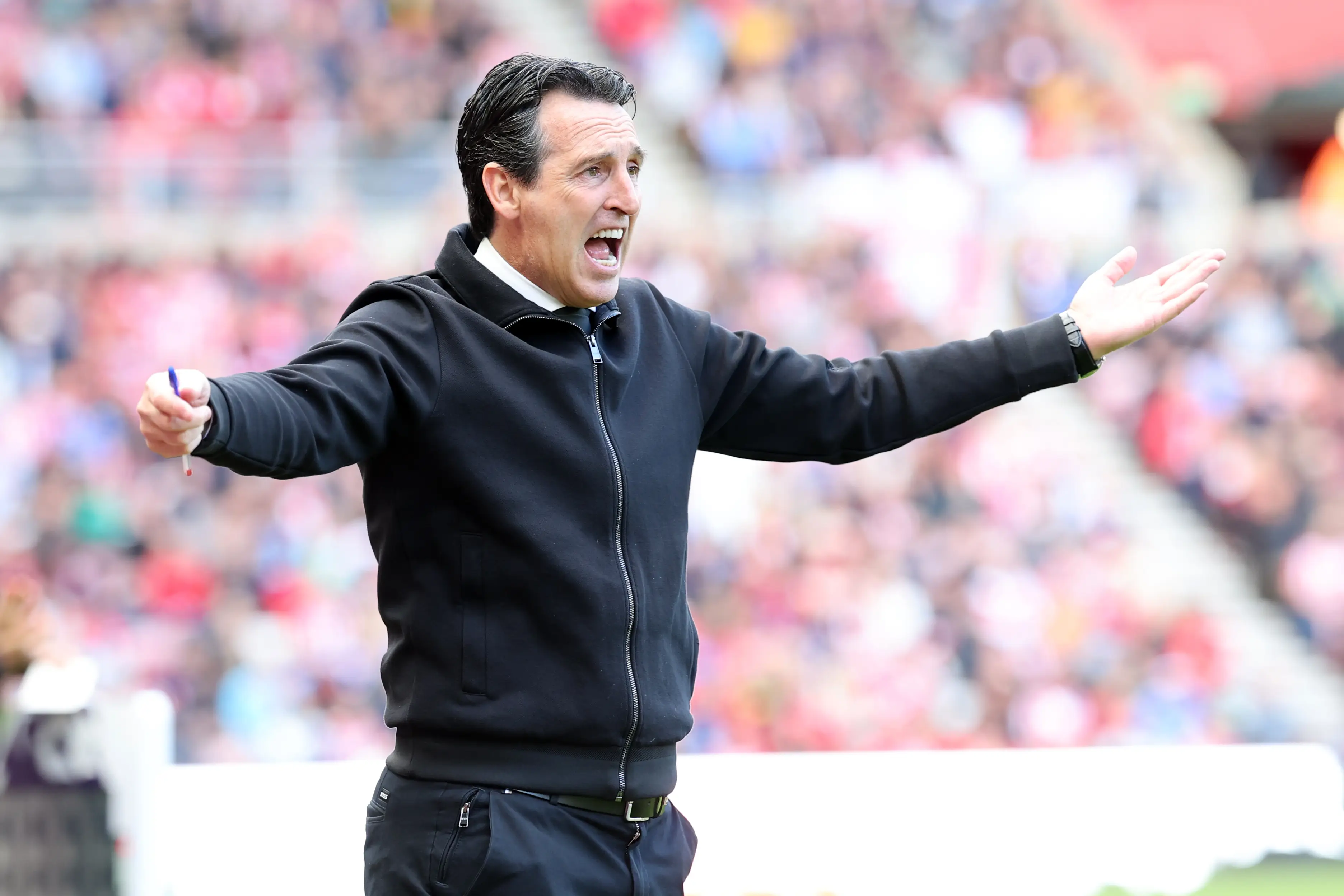 Unai Emery's Aston Villa are set to take on Maccabi Tel-Aviv in November. Image: Getty