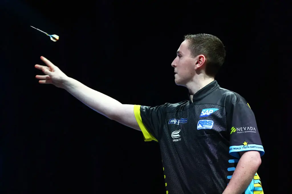 Leighton Bennett competes at the 2020 BDO World Championship (Image: Getty)