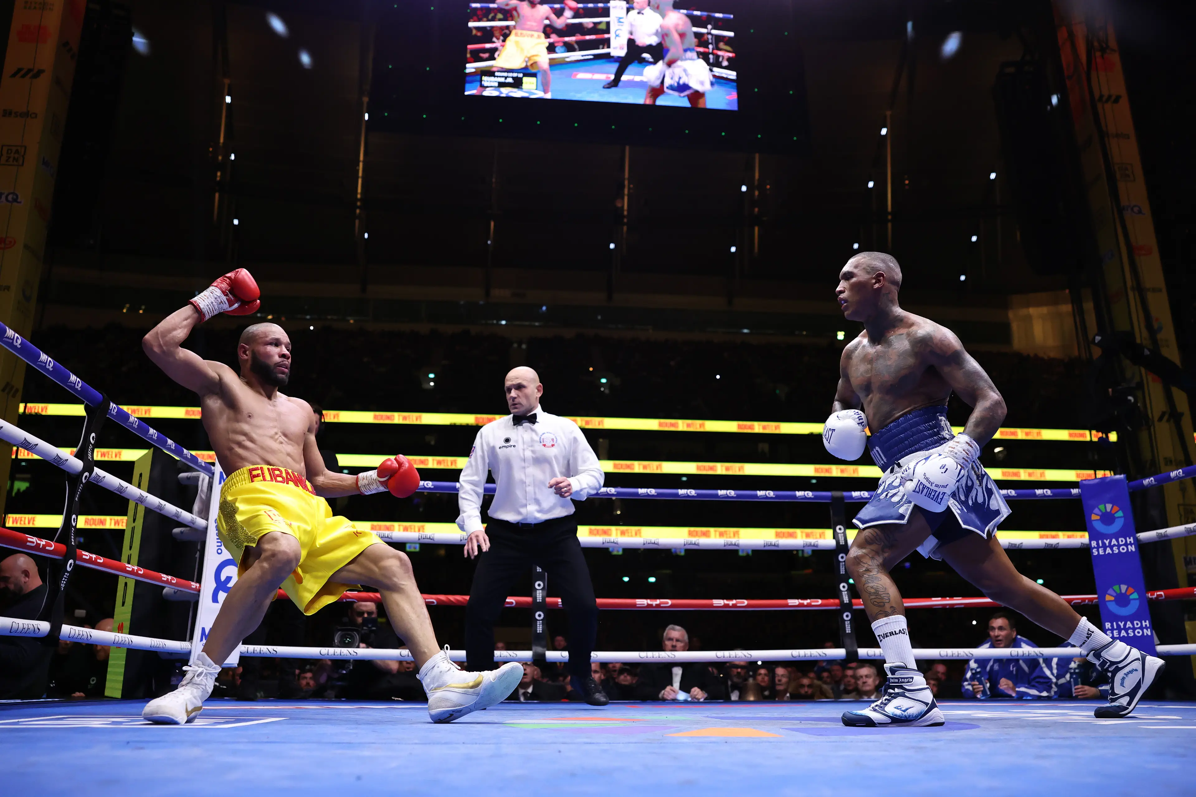 Eubank was floored twice in the 12th and final round. Image credit: Getty