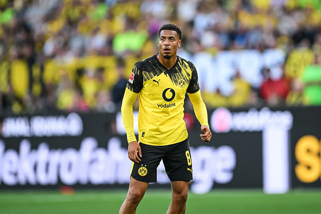 Felix Nmecha playing for Dortmund (Image: Getty)