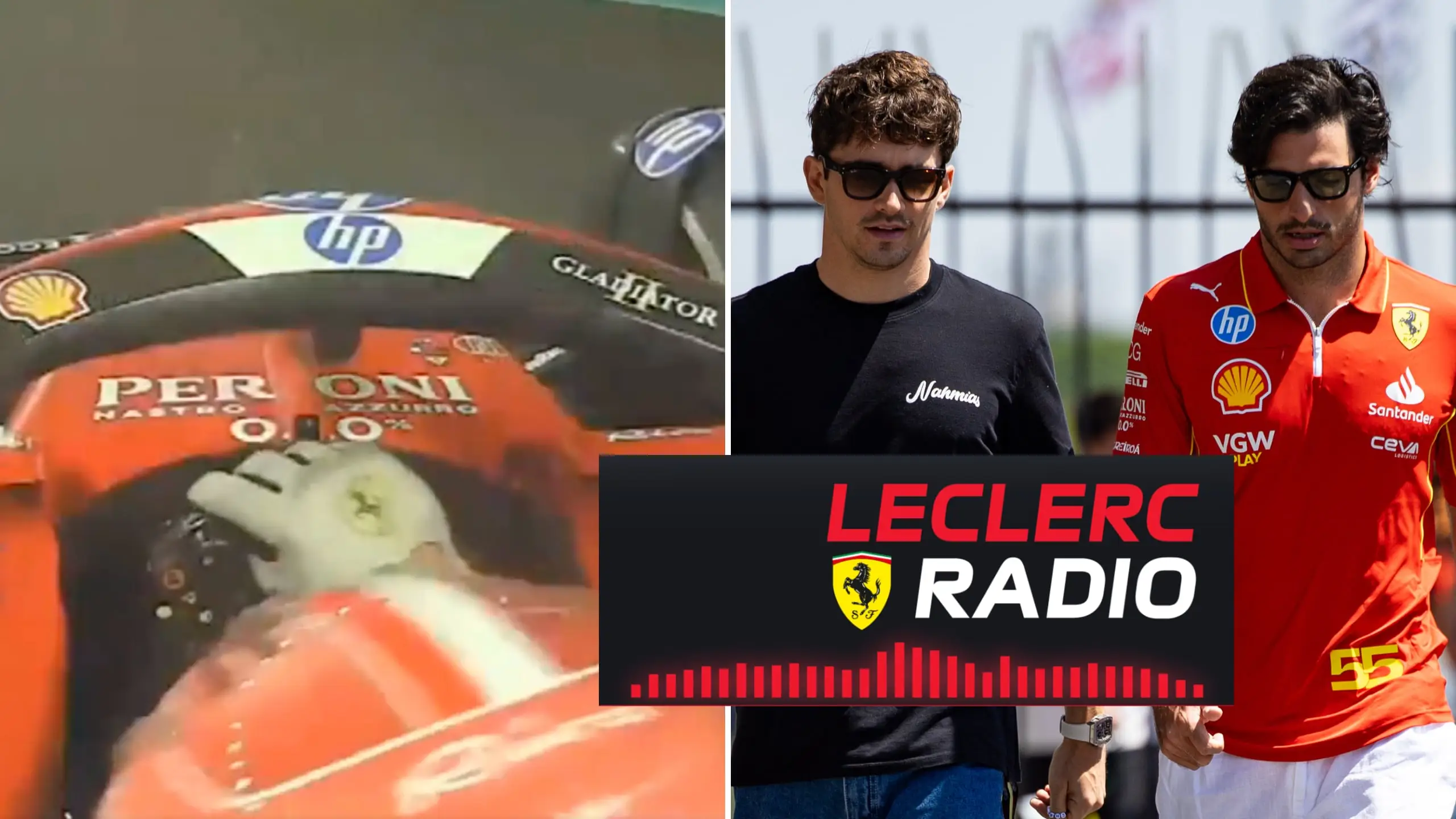 Charles Leclerc was absolutely furious with Ferrari teammate Carlos Sainz over team radio during Las Vegas GP