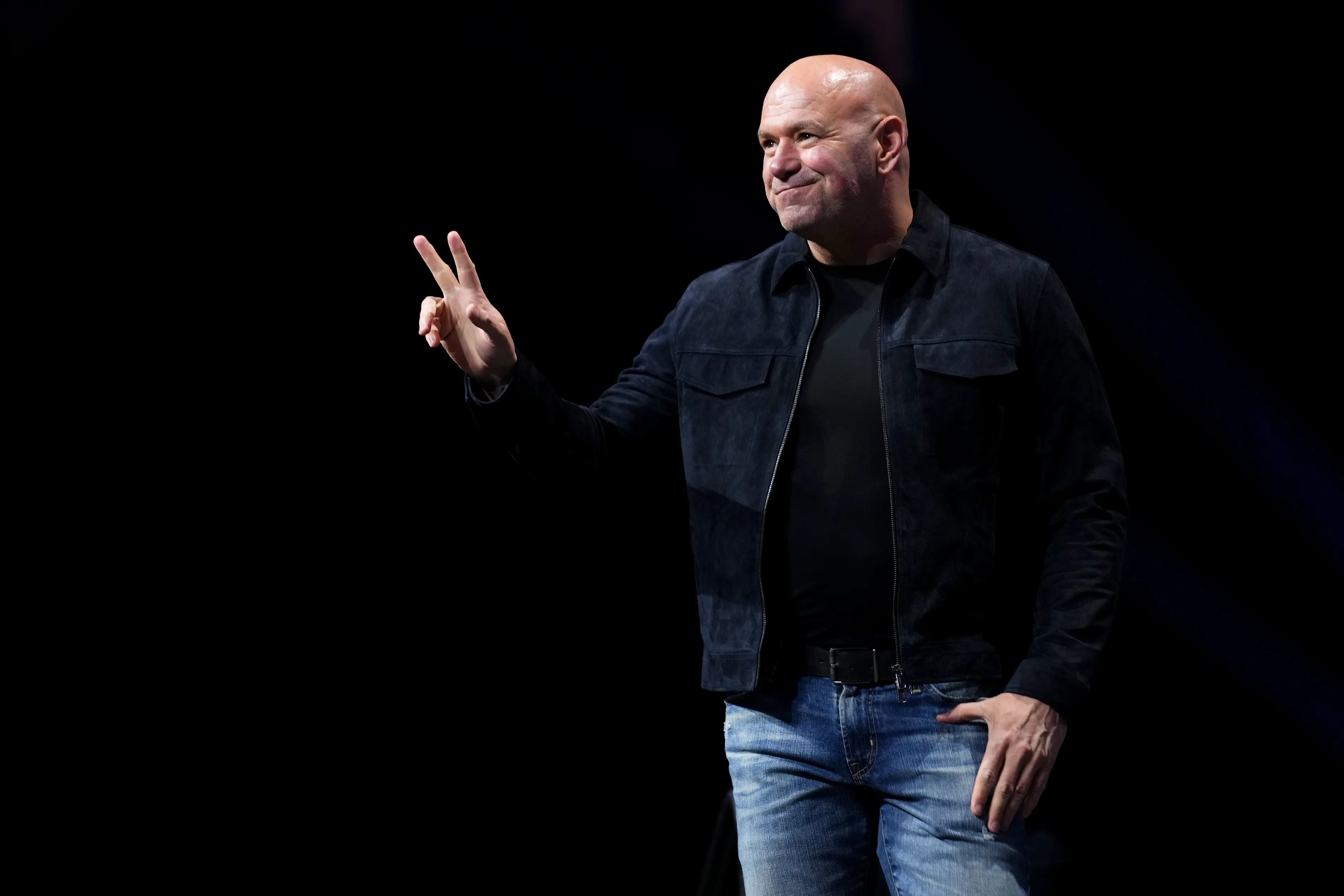 Ariel Helwani has accused Dana White of not telling the whole story about Jon Jones vs. Tom Aspinall. Image: Getty