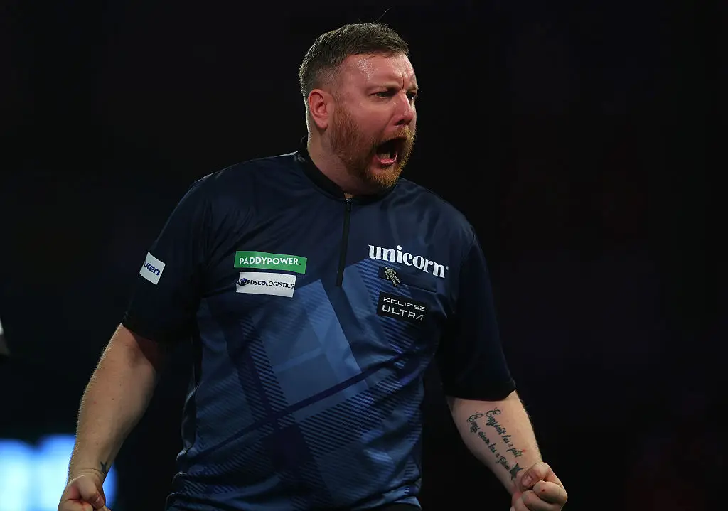 Cameron Menzies had an emotional outburst following his loss in the first round. Warren Little/Getty Images)