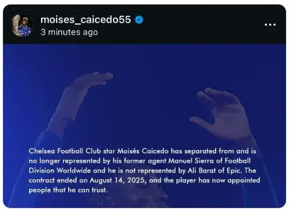 Image: Instagram/@moises_caicedo55