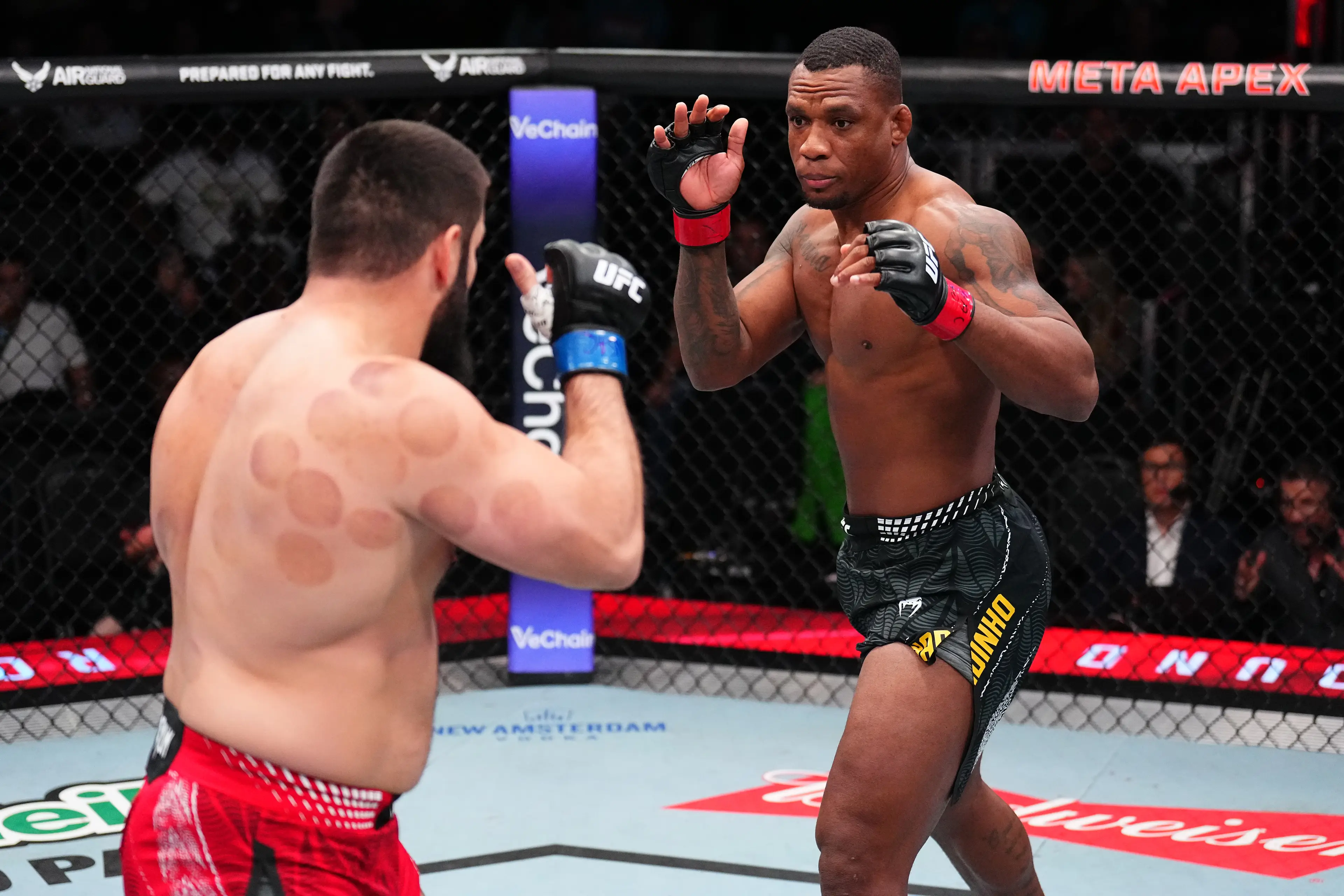 Jailton Almeida has been released from the UFC following his defeat to Rizvan Kuniev. Image: Getty 